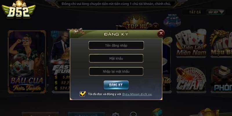 Chỉ được tạo một tài khoản